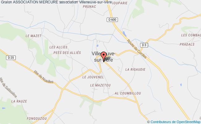 plan association Association Mercure Villeneuve-sur-Vère