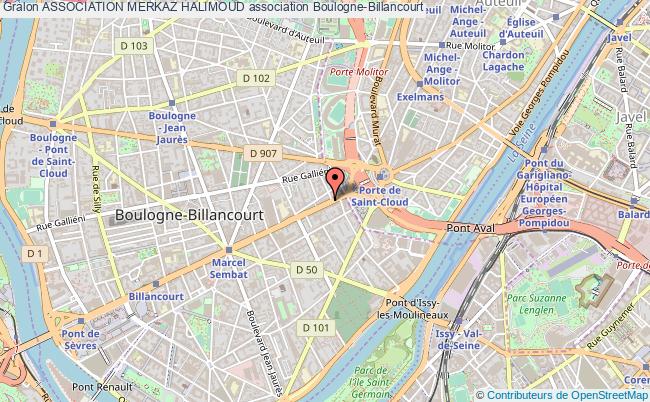 plan association Association Merkaz Halimoud Boulogne-Billancourt