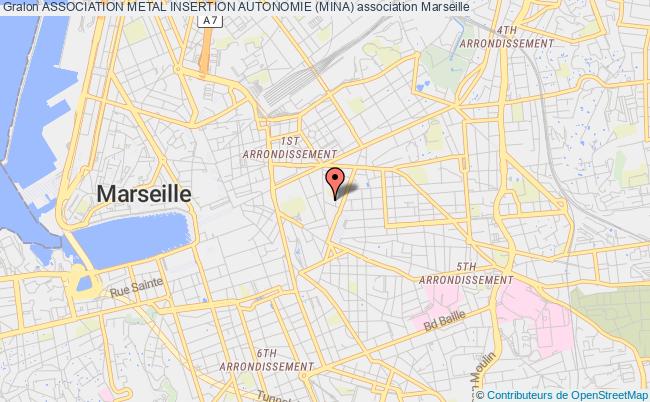 plan association Association Metal Insertion Autonomie (mina) Marseille 1