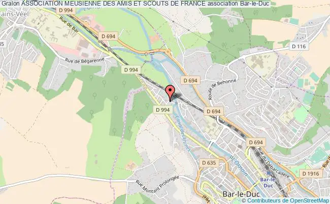 plan association Association Meusienne Des Amis Et Scouts De France Bar-le-Duc