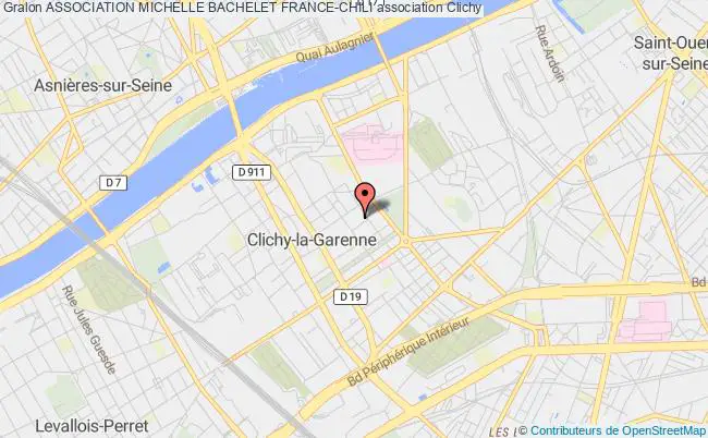 plan association Association Michelle Bachelet France-chili Clichy