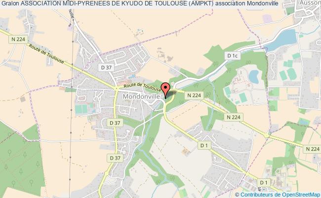 plan association Association Midi-pyrenees De Kyudo De Toulouse (ampkt) Mondonville