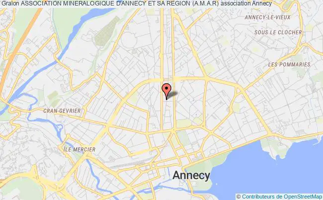 plan association Association Mineralogique D'annecy Et Sa Region (a.m.a.r) Annecy