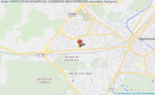 plan association Association Minervois Corbieres Mediterranee Narbonne