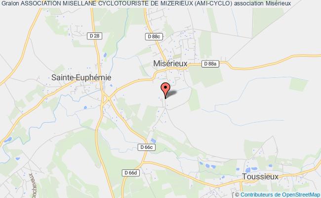 plan association Association Misellane Cyclotouriste De Mizerieux (ami-cyclo) 