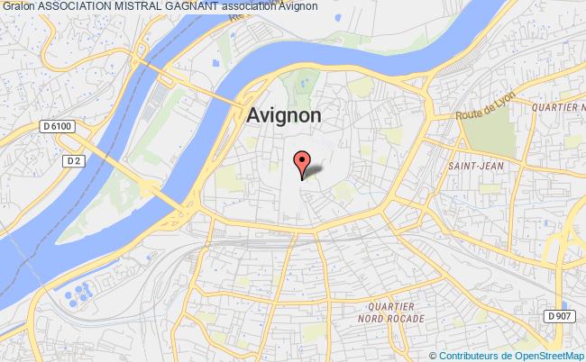plan association Association Mistral Gagnant Avignon