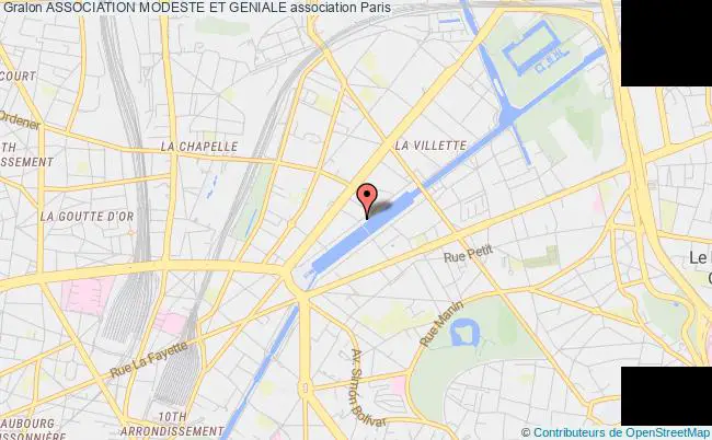 plan association Association Modeste Et Geniale Paris