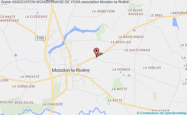 plan association Association Moisdonnaise De Yoga Moisdon-la-Rivière