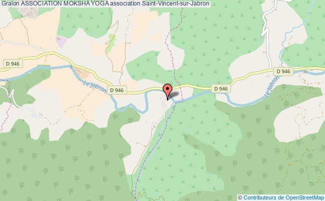 plan association Association Moksha Yoga Saint-Vincent-sur-Jabron