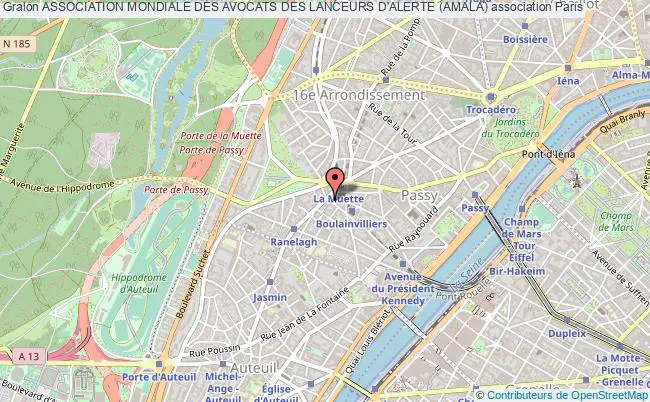 plan association Association Mondiale Des Avocats Des Lanceurs D'alerte (amala) Paris