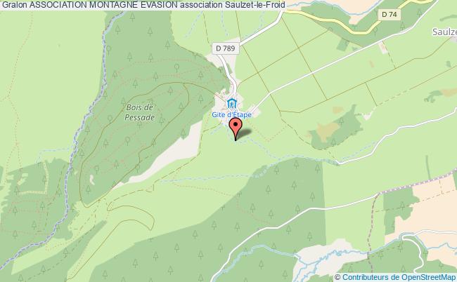 plan association Association Montagne Evasion Saulzet-le-Froid