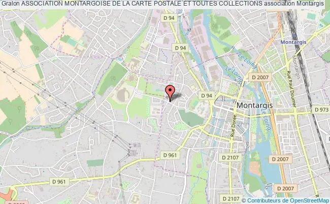 plan association Association Montargoise De La Carte Postale Et Toutes Collections Montargis