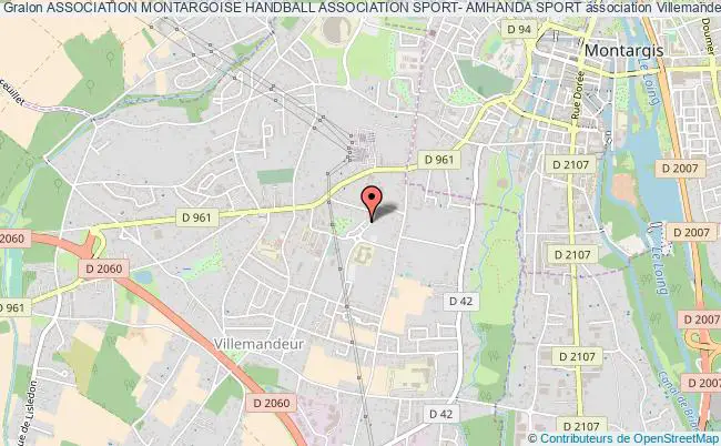 plan association Association Montargoise Handball Association Sport- Amhanda Sport Villemandeur