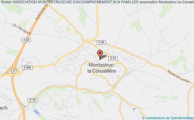 plan association Association Montastrucoise D'accompagnement Aux Familles Montastruc-la-Conseillère