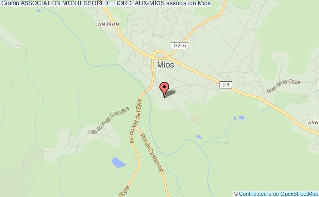 plan association Association Montessori De Bordeaux-mios Mios