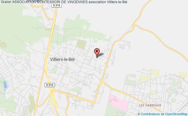 plan association Association Montessori De Vincennes Villiers-le-Bel