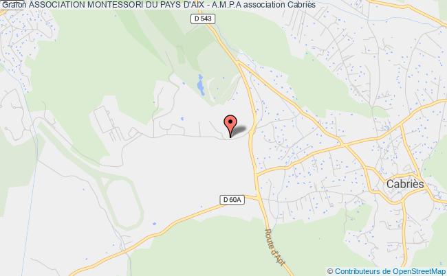 plan association Association Montessori Du Pays D'aix - A.m.p.a Cabriès