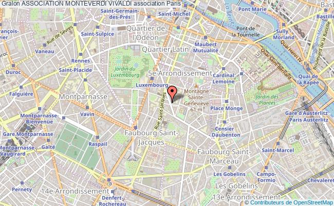 plan association Association Monteverdi Vivaldi Paris
