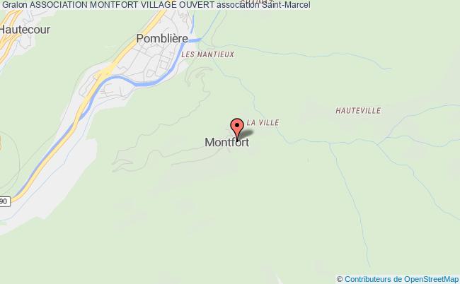 plan association Association Montfort Village Ouvert Saint-Marcel