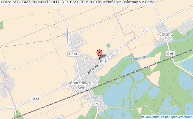 plan association Association Montgolfieres Bassee Montois Châtenay-sur-Seine