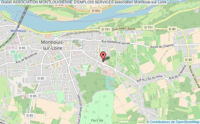 plan association Association Montlouisienne D'emplois Services Montlouis-sur-Loire