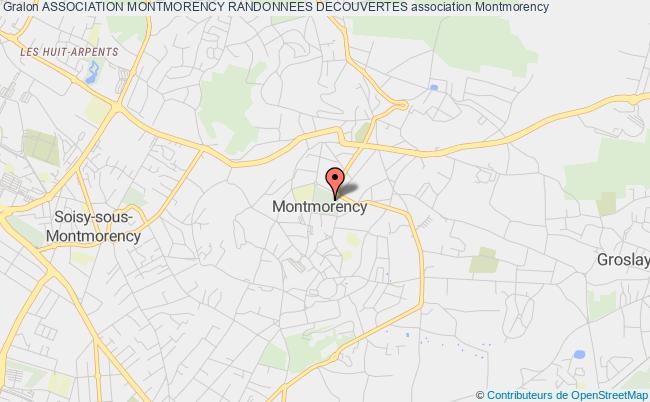 plan association Association Montmorency Randonnees Decouvertes Montmorency