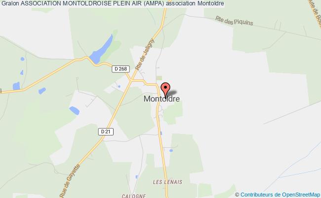 plan association Association Montoldroise Plein Air (ampa) Montoldre