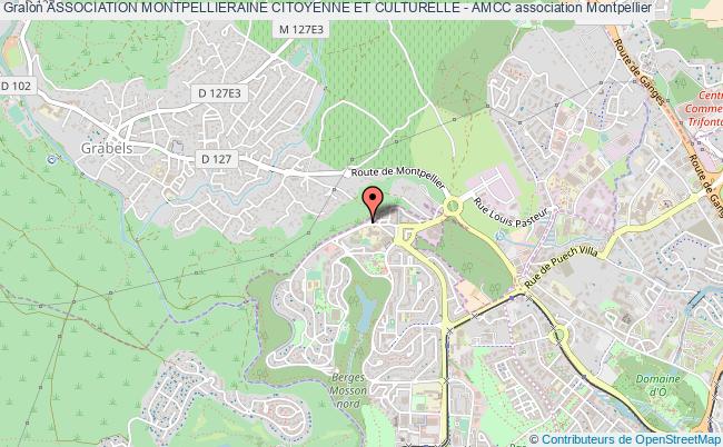 plan association Association Montpellieraine Citoyenne Et Culturelle - Amcc Montpellier