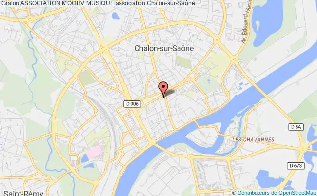 plan association Association Moohv Musique Chalon-sur-Saône