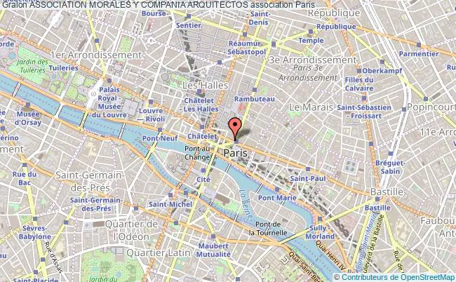 plan association Association Morales Y Compania Arquitectos Paris