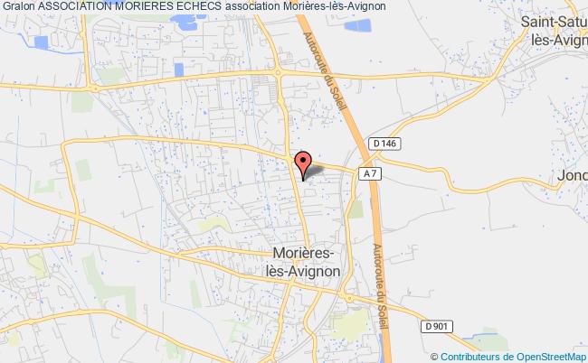 plan association Association Morieres Echecs Morières-lès-Avignon