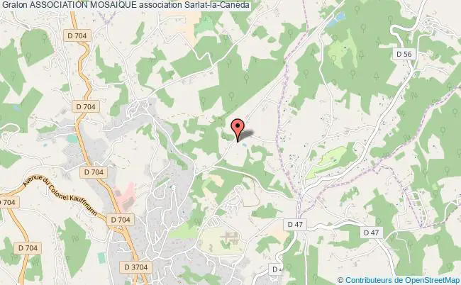 plan association Association Mosaique Sarlat-la-Canéda