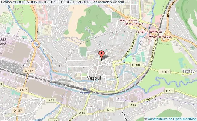 plan association Association Moto-ball Club De Vesoul Vesoul