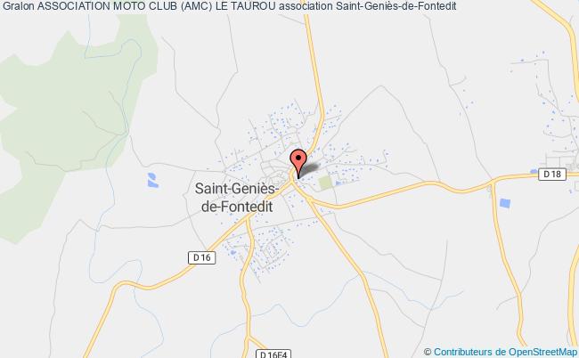 plan association Association Moto Club (amc) Le Taurou Saint-Geniès-de-Fontedit
