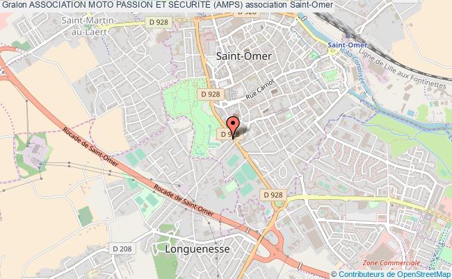 plan association Association Moto Passion Et SÉcuritÉ (amps) Saint-Omer