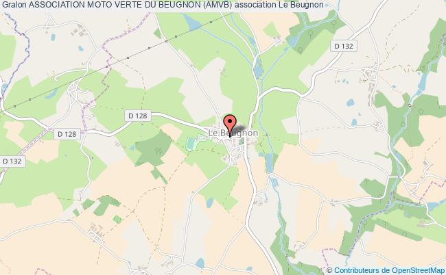 plan association Association Moto Verte Du Beugnon (amvb) Le    Beugnon