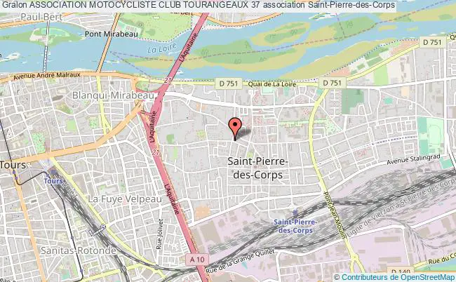 plan association Association Motocycliste Club Tourangeaux 37 Saint-Pierre-des-Corps