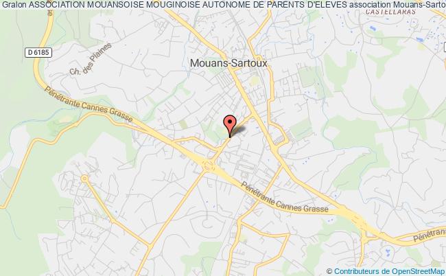plan association Association Mouansoise Mouginoise Autonome De Parents D'eleves Mouans-Sartoux
