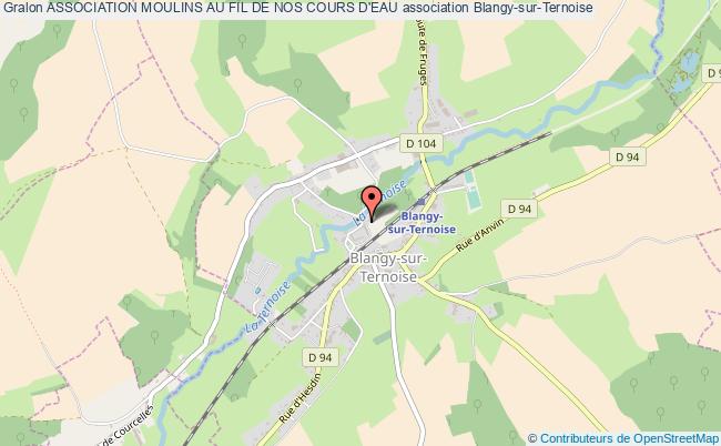 plan association Association Moulins Au Fil De Nos Cours D'eau Blangy-sur-Ternoise