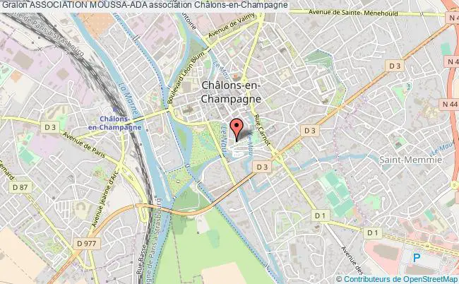 plan association Association Moussa-ada Châlons-en-Champagne