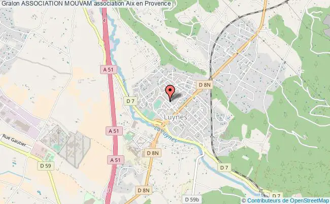 plan association Association Mouvam Aix-en-Provence