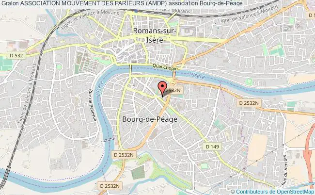 plan association Association Mouvement Des Parieurs (amdp) Bourg-de-Péage