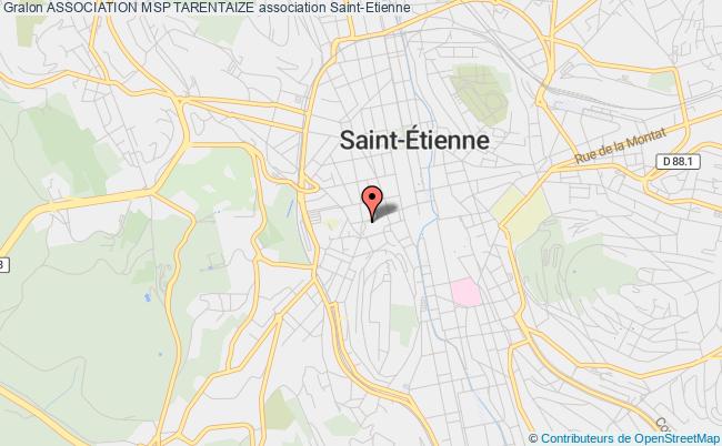 plan association Association Msp Tarentaize Saint-Étienne