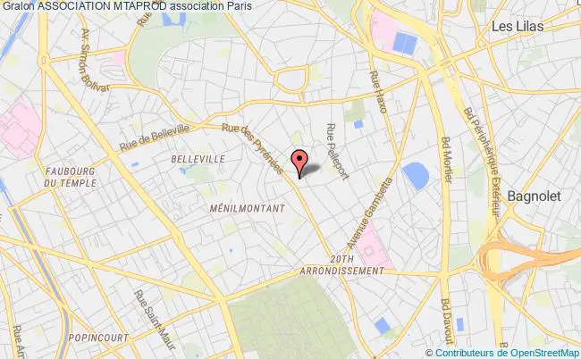 plan association Association Mtaprod Paris