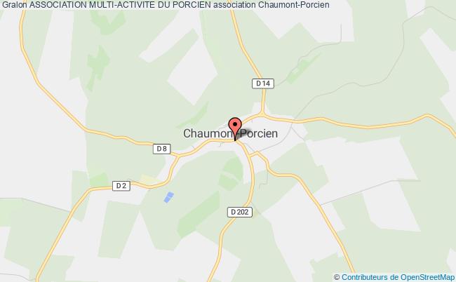 plan association Association Multi-activite Du Porcien Chaumont-Porcien