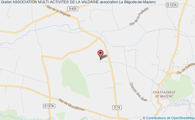 plan association Association Multi-activites De La Valdaine La Bégude-de-Mazenc