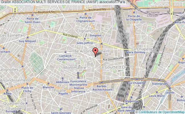 plan association Association Multi Services De France (amsf) Paris