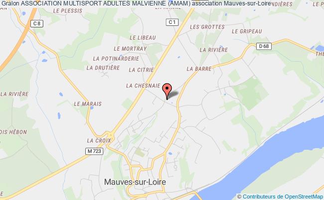 plan association Association Multisport Adultes Malvienne (amam) Mauves-sur-Loire