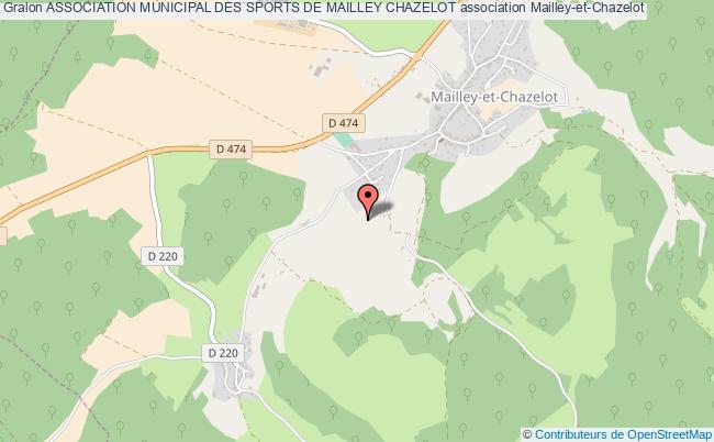 plan association Association Municipal Des Sports De Mailley Chazelot Mailley-et-Chazelot