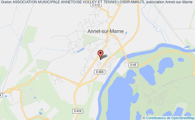 plan association Association Municipale Annetoise Volley Et Tennis Loisir Amautl Annet-sur-Marne